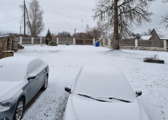 Vidzemi un Latgali ieskāvusi sniega sega, bet diena solas būt saulaina un vējaina