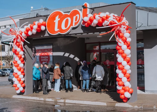 ФОТО: в Кулдиге торжественно открылся первый магазин top!