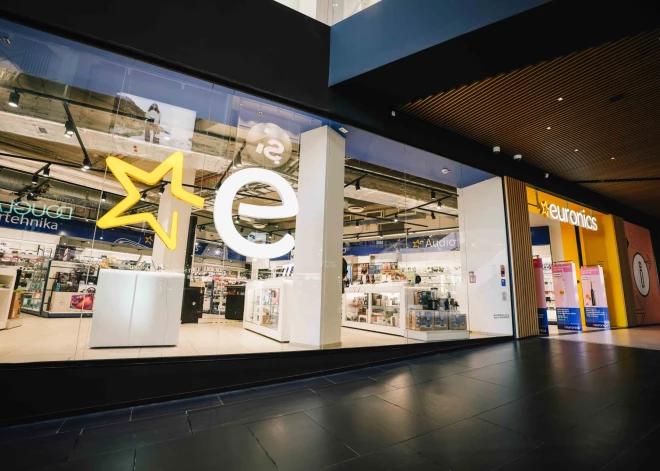 FOTO: Ieguldot vairāk nekā 100 000 eiro, t/c “Origo” paplašināts “Euronics” veikals