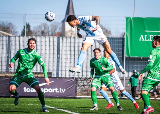 "Riga" futbolisti virslīgā sakauj pastarīti "Tukums 2000"