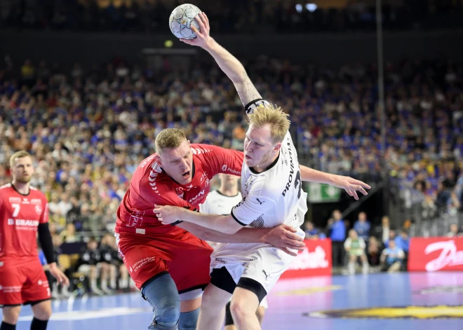 Dainis Krištopāns iemet trīs vārtus, tomēr viņa "MT Melsungen" atkal zaudē Vācijas kausa finālā