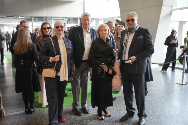 Ilze Grīnberga, Valdis Zatlers ar sievu Lilitu, Jānis Zuzāns.