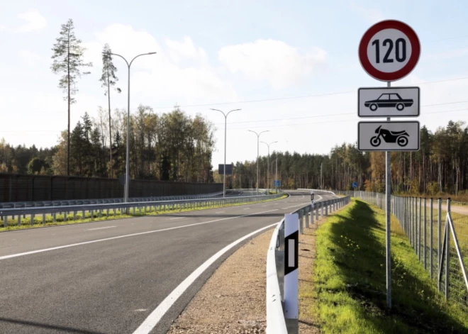 Atsevišķos valsts ceļu posmos palielināts maksimālais atļautais braukšanas ātrums