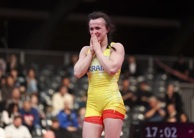 Eiropas čempione mirkst asarās: “Aiz manis stāvēja sportisti no teroristu valsts, klausoties Ukrainas himnu!”