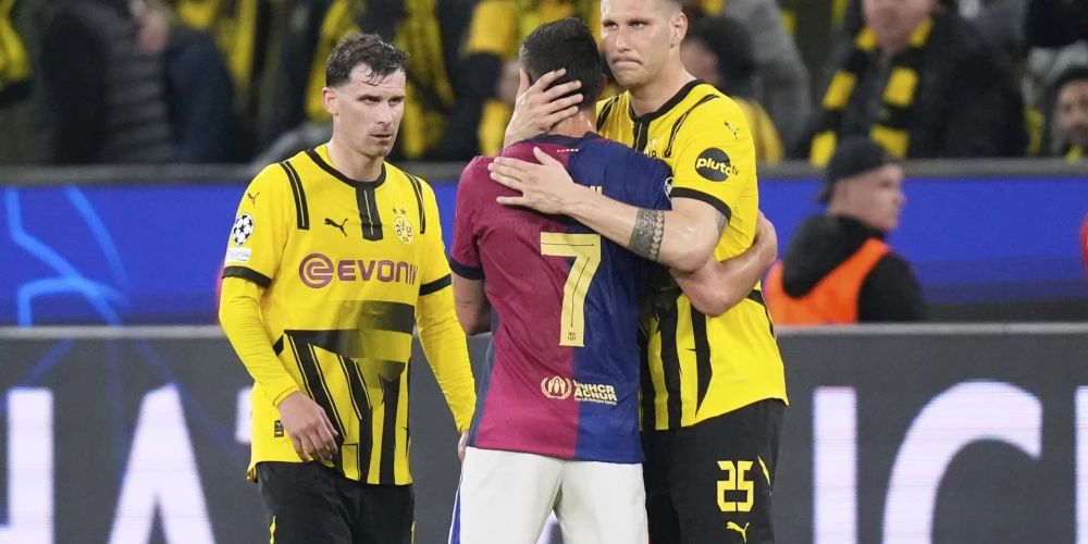 Dortmundes "Borussia" sarūgtināti — viņi trāpīja četras reizes, taču diemžēl ne visus pretinieku vārtos