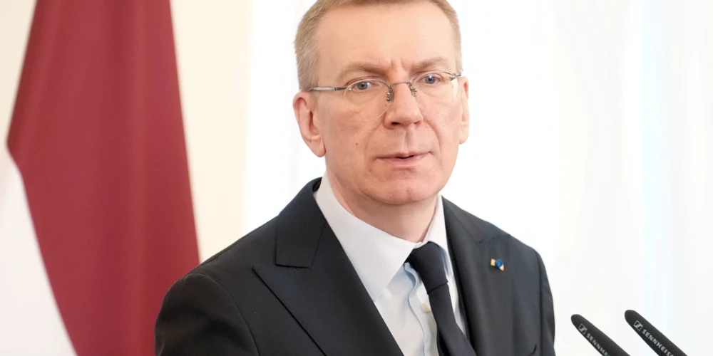 Valsts prezidents Edgars Rinkēvičs.