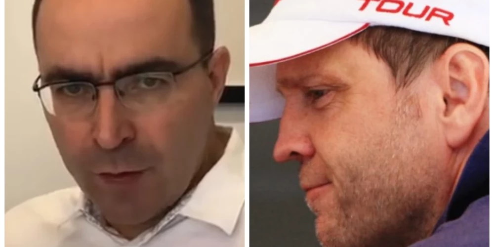 Bernards Marantelli un Žeļko Ranogajecs (ekrānuzņēmumi no video un "X")