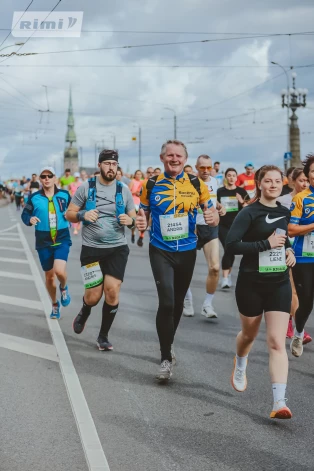 Andris 2023. gada Rimi Rīgas maratona distancē.