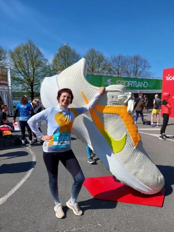 Inga 2024. gadā - priecīga par kārtējiem skriešanas svētkiem.