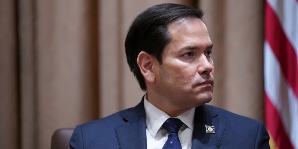 ASV valsts sekretārs Marko Rubio. 