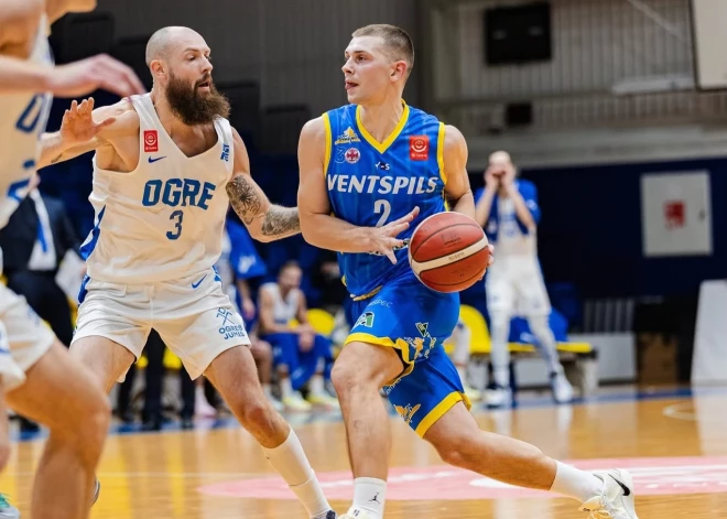 "Ventspilij" Ogrē uzvara LBL ceturtdaļfināla pirmajā mačā