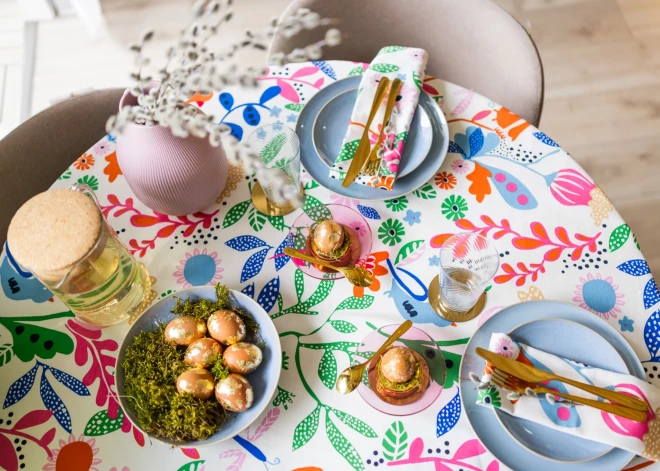 Idejas, kā Lieldienās izrotāt galdu un radīt svētku atmosfēru mājās