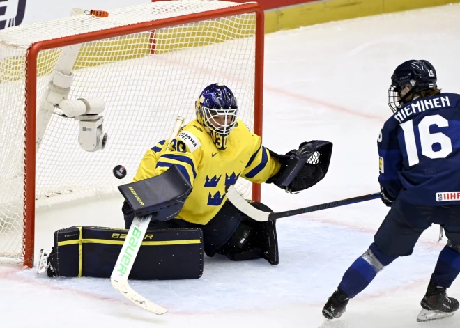 Somijas un ASV dāmu izlases sasniedz pasaules hokeja čempionāta pusfinālu. Vai eiropietēm izdosies lauzt ASV un Kanādas monopolu?