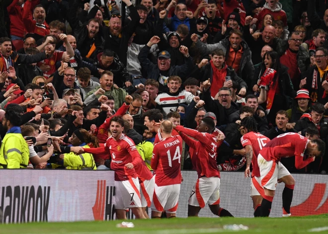 Vājprātīgā spēlē Mančestras "United" iespraucas Eiropas līgas pusfinālā, kur to gaida "Hotspur", "Bodo"/"Glimt" un Bilbao "Athletic"