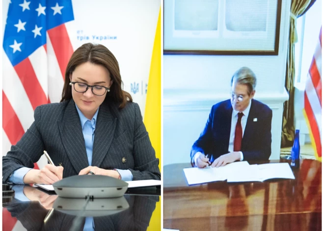 Kijiva un Vašingtona parakstījusi "nodomu memorandu" par Ukrainas retzemju metāliem