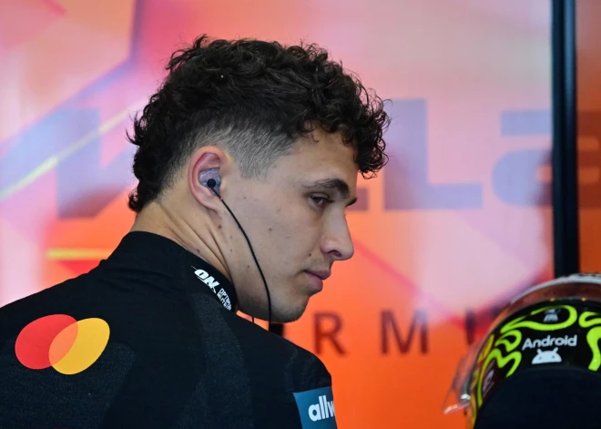 Gaslī un Noriss uzrāda labākos laikus "Grand Prix" treniņos Saūda Arābijā