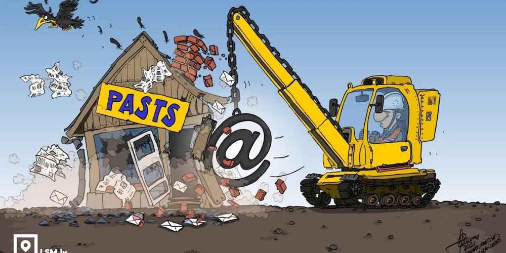 Galerijā “Bazar’t” atklāta karikatūrista Zemgus Zaharāna darbu izstāde “Cenzēt nedrīkst zīmēt” (attēlā – darbs no izstādes).