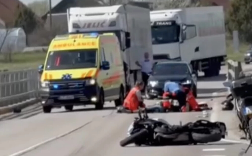 VIDEO: traģiska avārija uz Rēzeknes tilta - gājis bojā motociklists