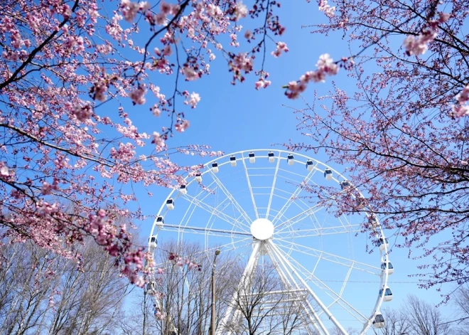 ВИДЕО: "За 17 евро еще и душ?!" Прокатившихся на новом рижском колесе обозрения подвергли испытанию водой