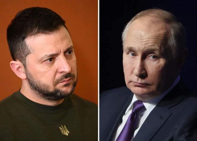 Putins pirmo reizi kopš kara sākuma gatavs sarunām ar Zelenski