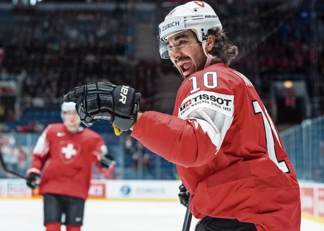 Ar vecmeistaru Ambīlu priekšgalā: zināms Šveices izlases sastāvs pārbaudes spēlēm Rīgā