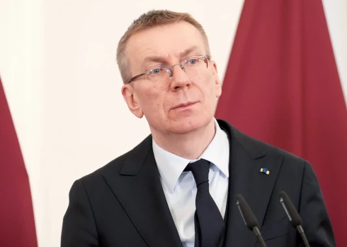 Президент Латвии Эдгар Ринкевич.