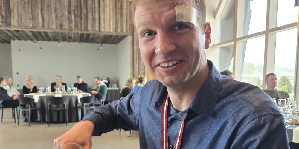 Tāds pēc turnīra izskatījās Kaspars Melnis.