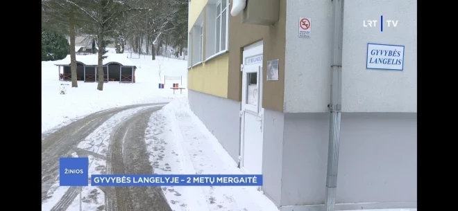 Glābējsilīte Kauņā īsi pēc tam, kad tur 2023. gada decembrī tika atstāta un izglābta divgadniece.