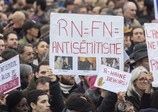 Pretēji izplatītajam uzskatam, pērn antisemītisku uzbrukumu skaits samazinājies