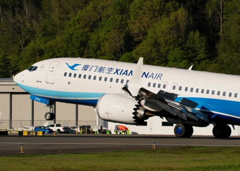 Ķīnas lietošanai paredzētā "Boeing" lidmašīna tika atgriezta Vašingtonas štatā.