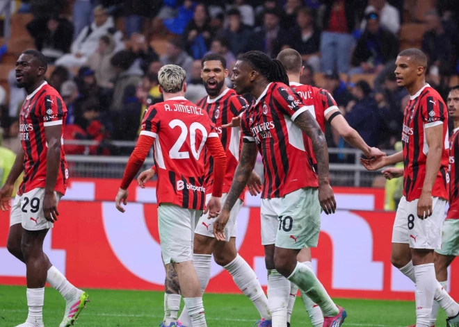 "AC Milan" grauj "Inter" un iekļūst Itālijas kausa finālā
