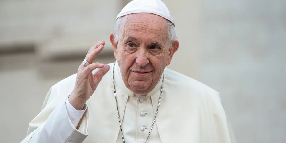 Pāvests Francisks 2022. gadā.