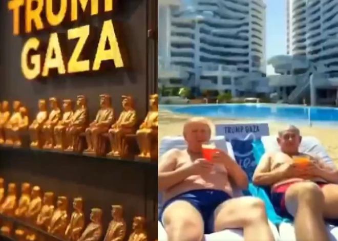 Dolāru lietus virs Maska, Tramps sauļojas kopā ar Netanjahu – ASV prezidents šokē, daloties ar video par nākotnes Gazu