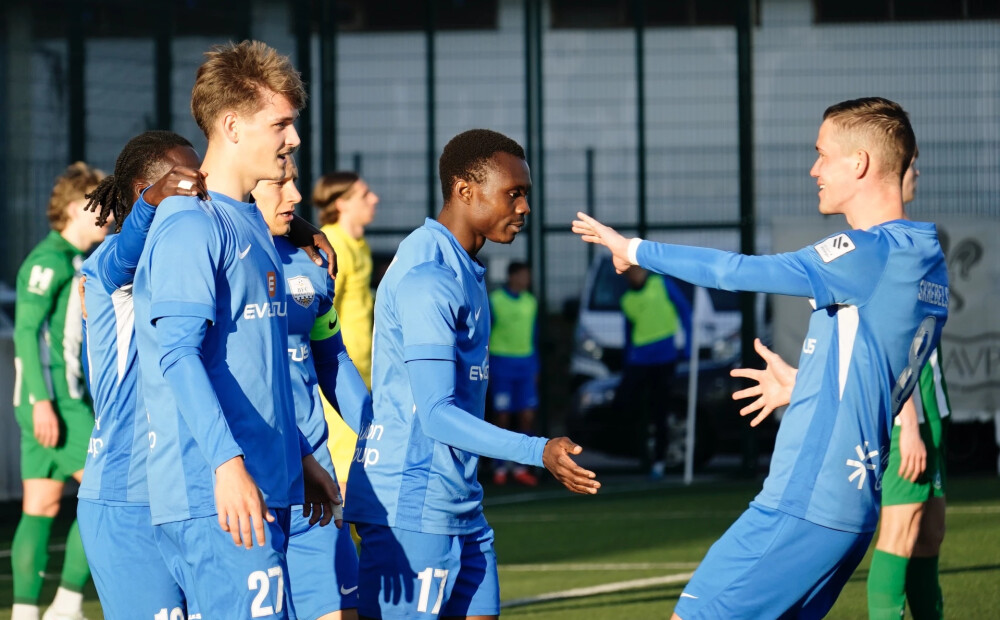 "Daugavpils" futbolisti uzvar "Metta" komandu