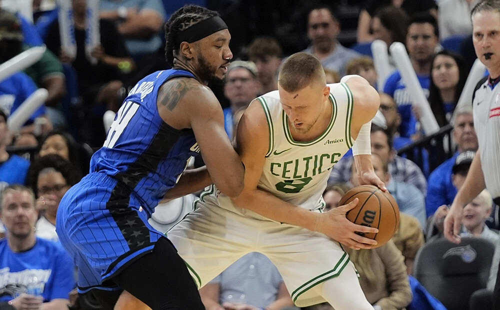 "Celtics" piedzīvo zaudējumu Orlando; Porziņģis kritisks par savu sniegumu