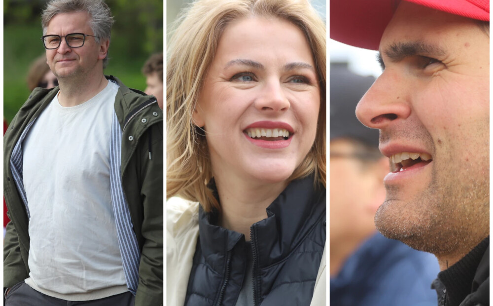 FOTO: Evika Siliņa, Vestarts Šimkus, Ints Teterovskis un citi šeptē Lielajā talkā Strazdumuižas parkā