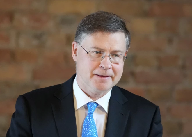 Valdis Dombrovskis: "ASV svarīgi veidot izpratni par Ukrainas kara nozīmīgumu"