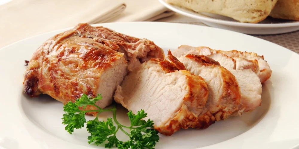 Krāsnī cepta cūkas fileja