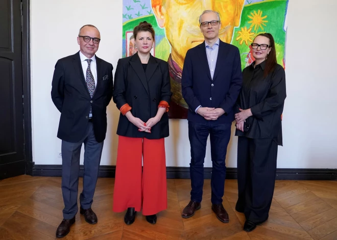 FOTO: Dibina Linstow Art Award mērķa programmu jauno mākslinieku atbalstam
