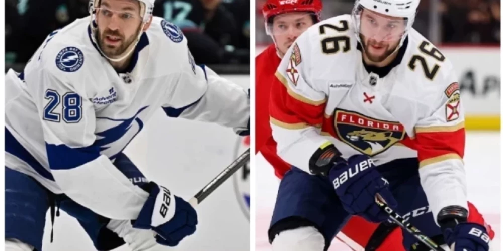 Bez Balinska "Panthers" pārspēj Girgensona "Lightning" un izvirzās vadībā sērijā.