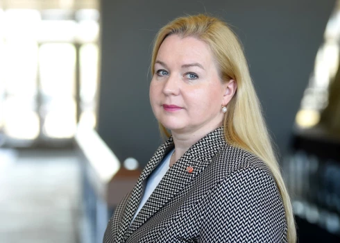 Latvijas Drošības un aizsardzības industriju federācijas Latvija valdes priekšsēdētāja Elīna Egle.