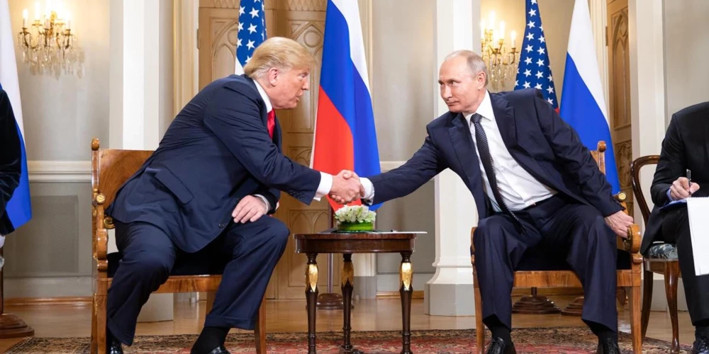 Дональд Трамп и Владимир Путин.