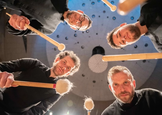 Koncertzālē “Latvija” uzstāsies skaņu skulptori “Elbtonal Percussion”
