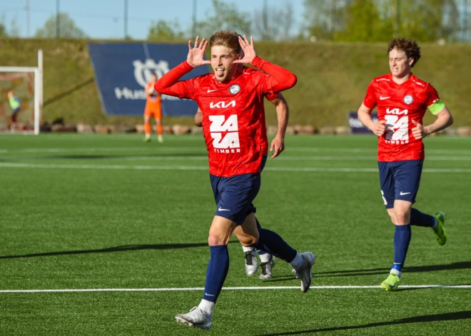 "Jelgava" Latvijas futbola virslīgas spēlē pārspēj "Grobiņu"