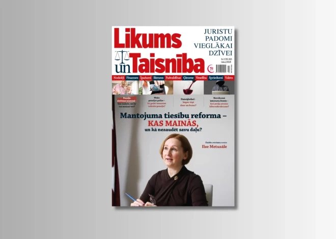 Jaunās kadastrālās vērtības žurnālā "Likums un Taisnība"