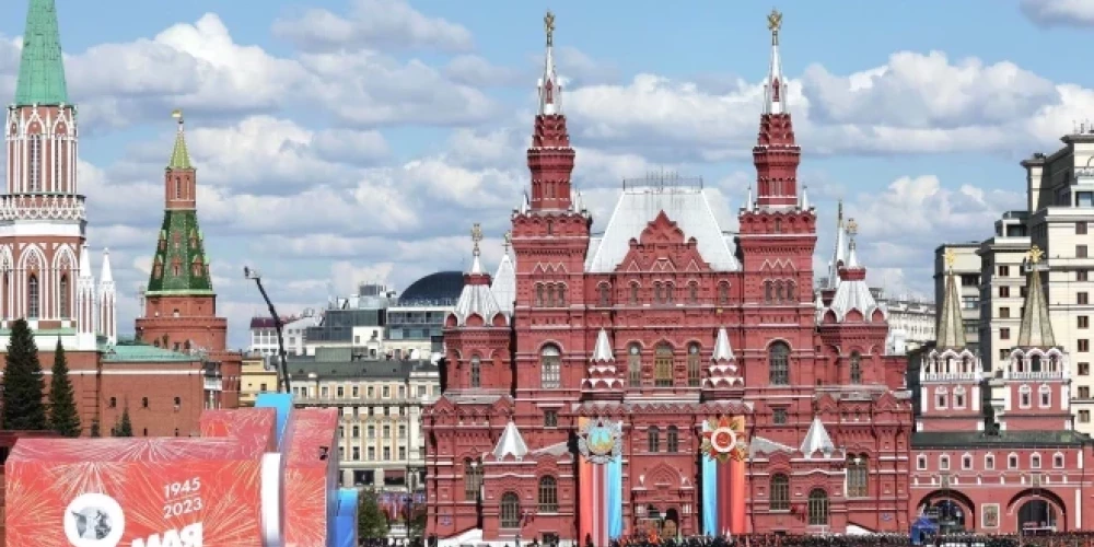 Парад победы в Москве в 2023 году.