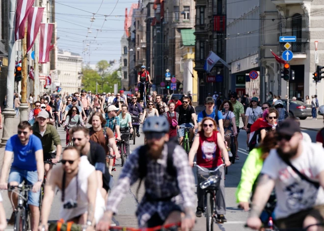 Šodien notiks "Kritiskās masas" velobrauciens