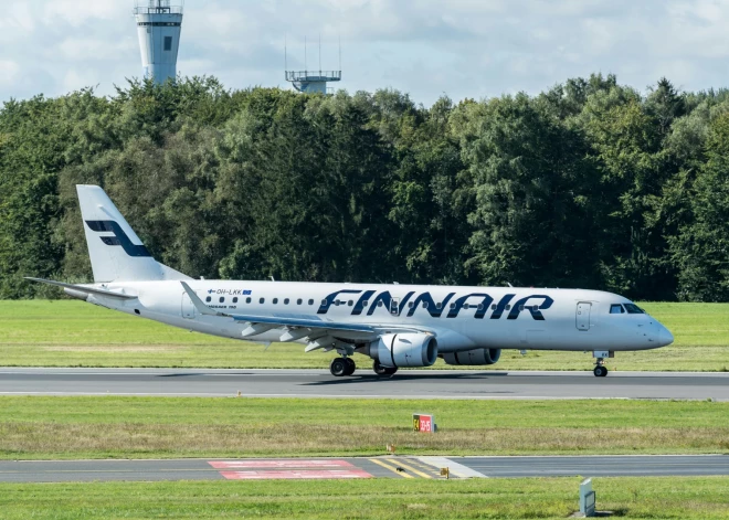 Somijas nacionālā aviokompānija "Finnair" atceļ simtiem reisu