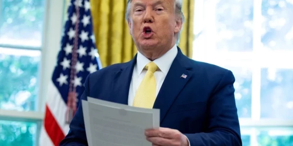 Donalds Tramps jau iepriekš vērsies pret tiem, kas kritizē valdības politiku.