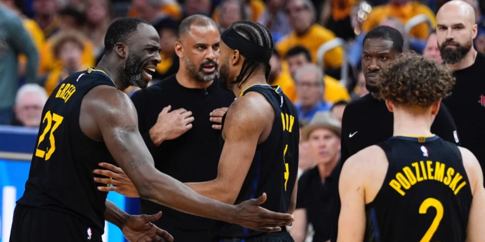 "Rockets" basketbolisti pārspēj "Warriors" un sērijā panāk neizšķirtu.